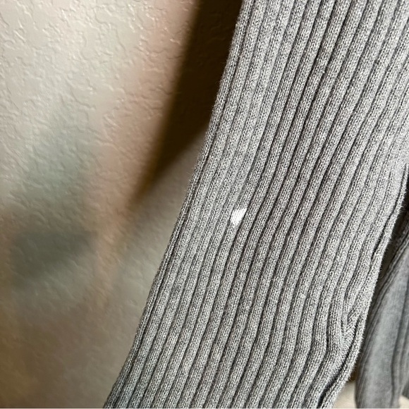 Express Men Half Zip Collared Ribbed Sweater - Picture 4 of 7